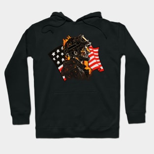 American Firefighter USA Fire Department Hoodie